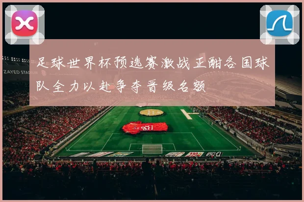 足球世界杯预选赛激战正酣各国球队全力以赴争夺晋级名额